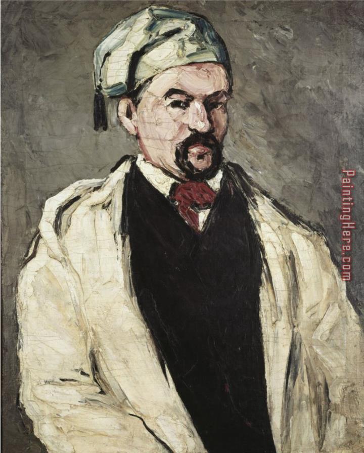 Paul Cezanne Uncle Dominique Man in a Cotton Hat